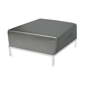 XL Hocker weiss mit Husse 1